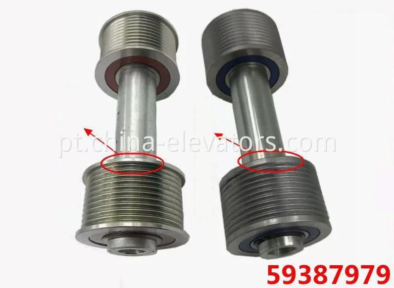 59387979 Conjunto da polia de cinto de aço para elevadores de Schindler 59387979 Steel Belt Pulley Assembly for Schindler Elevators